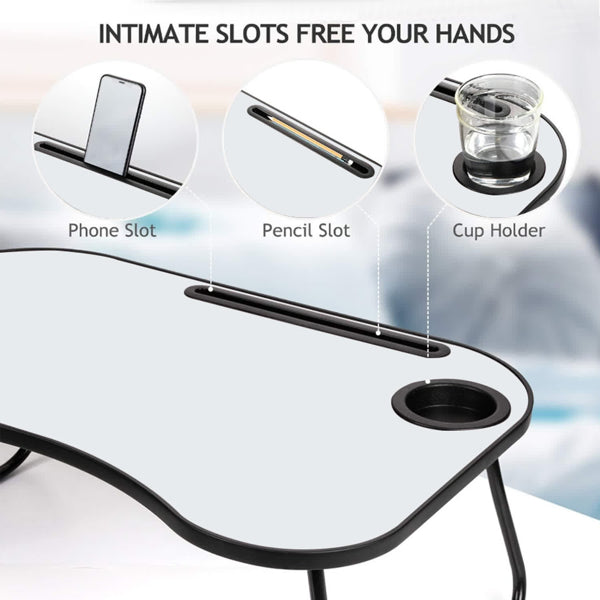 Bureau Portable Pliable | Pour Lit, Canapé & Voiture