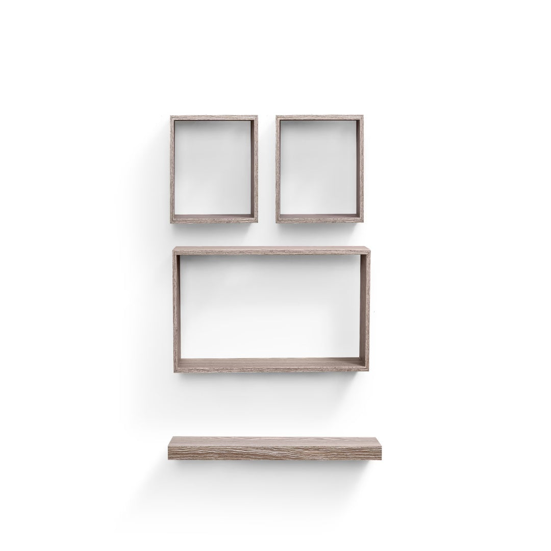 Étagères Flottantes Murales 45 cm | Bois Érable | Supports Invisibles