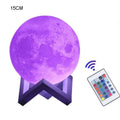Lampe Lune LED 16 Couleurs | Veilleuse avec Télécommande & Socle