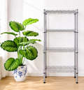 Étagère de Rangement 4 Niveaux | Acier Carbone | Hauteur Réglable | Gris