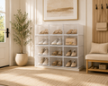 Stackable Clear Shoe Boxes – Set of 6