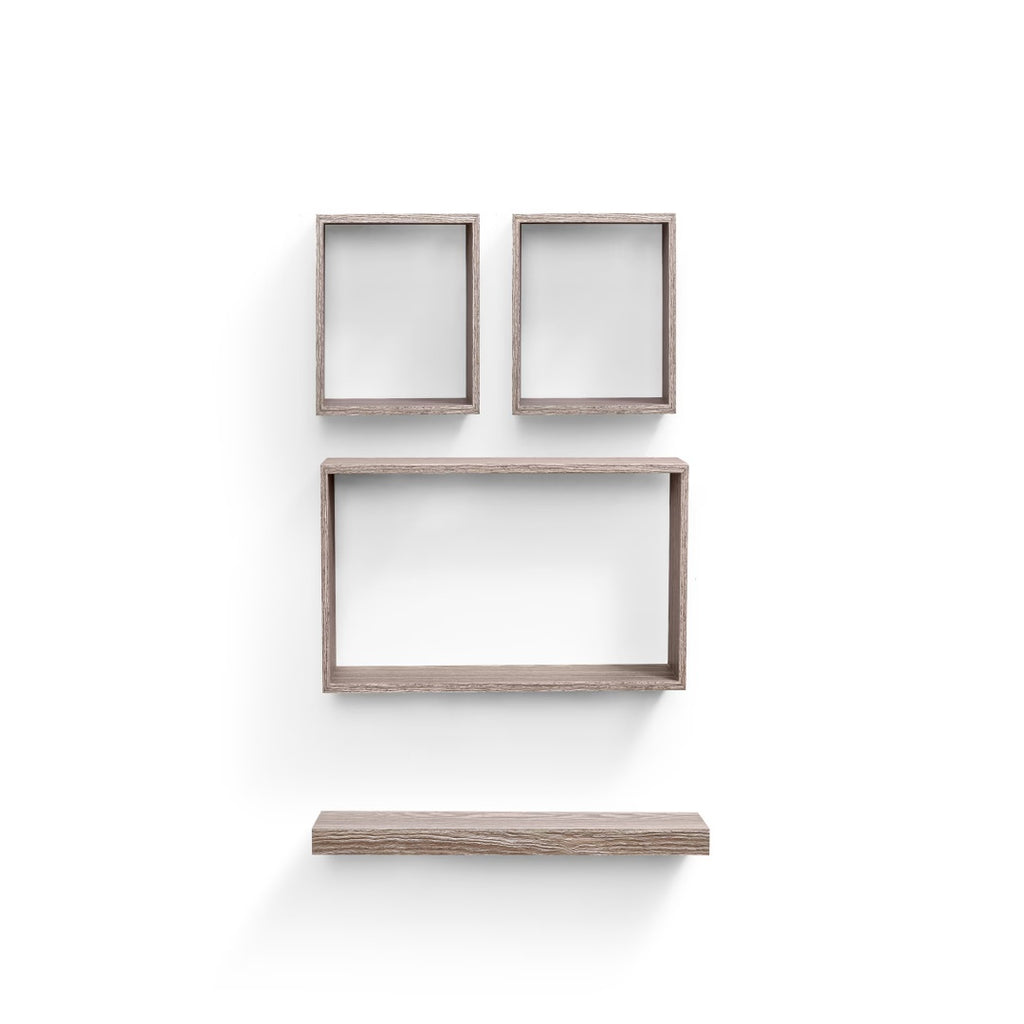 Étagères Flottantes Murales 45 cm | Bois Érable | Supports Invisibles