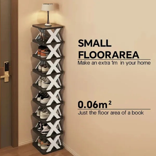 Range-Chaussures Vertical Empilable | 9 Paires
